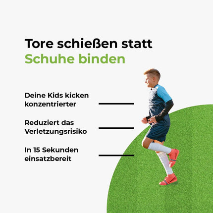 FUXSTAR - The Shoelace Fixing Band™ for football boots, shoelace holder against untidy loops, known from professional football camps, made from sustainable rPET (3 pairs)