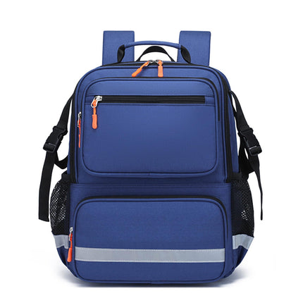 Wheelchair Backpack, Wheelchair Bag Behind the Seat, Large Capacity Wheelchair Accessory - Wheelchair Bag Behind the Seat - With Reflective Strip for Medication Storage - Bag Only (C) (Blue)