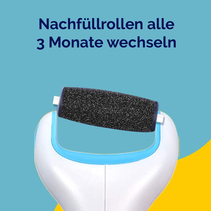 Scholl Expert Care Wet &amp; Dry Replacement Rolls Ultra Strong – Refill for Scholl's electric callus removers – With diamond particles – 2 rolls, gray, 2 pieces (1 pack)