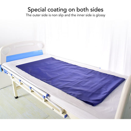 YUYTE Reusable Slide Sheet, Sliding Sheet for Bed Transfer, Use with Transfer Aid, Bariatric Transfer, for Elderly, for Car, Wheelchairs, Bed (110x68cm / 43.3x26.8in)