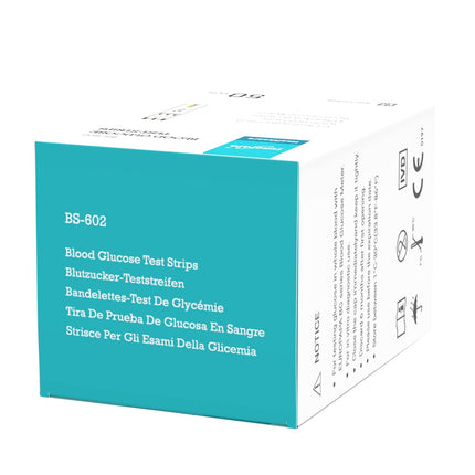 EUROPAPA® Blood Glucose Test Strips 100 PCS for Blood Glucose Level Control, Diabetic Test Strips for Diabetes and Glucose Monitoring, Test Strips Applicable EUROPAPA BG Series Blood Glucose Meter