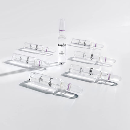 BABOR 3D Firming, Anti-Aging Serum Ampoules for the Face, With Hyaluronic Acid for More Firmness, Vegan Formula, Ampoule Concentrates, 7 x 2 ml Refreshing