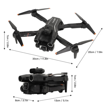 Drone with Camera for Adults and Kids, 4K Camera Drones with Carrying Case, Foldable Drone, Remote Control Toys, Gifts, RC Quadcopter for Boys, Girls,