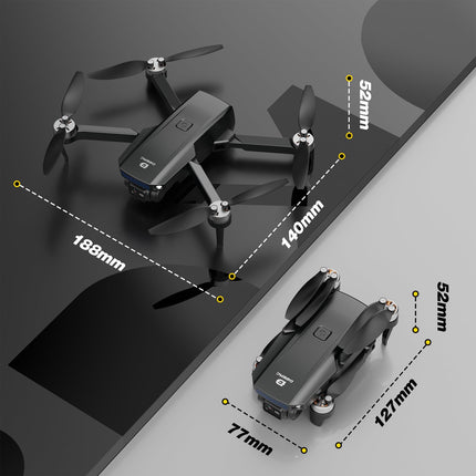 DEERC Drone with 1080P Camera for Kids, Beginners, D20S RC Drones Foldable with FPV Transmission, 2 Batteries, Long Flight Time, Brushless Motor, Altitude Hold, Optical Flow Toy Gift for Boys, C0