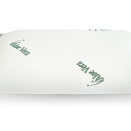 Mister Sandman Ergonomic Memory Foam Pillow 40x80cm, Visco Pillow perfect for stomach sleepers, back sleepers and side sleepers, neck support pillow with Aloe Vera cover