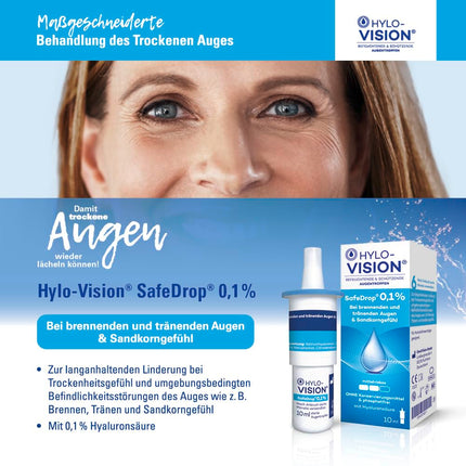 HYLO-VISION SafeDrop 0.1% eye drops 2 x 10 ml