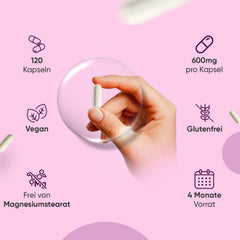 Hyaluronic Acid Capsules - 600mg per Capsule - 120 Vegan Hyaluronic Capsules - 4 Month Supply - Molecule Size (500-700 KDA) - Hyaluronic Acid - Serum Alternative - WeightWorld