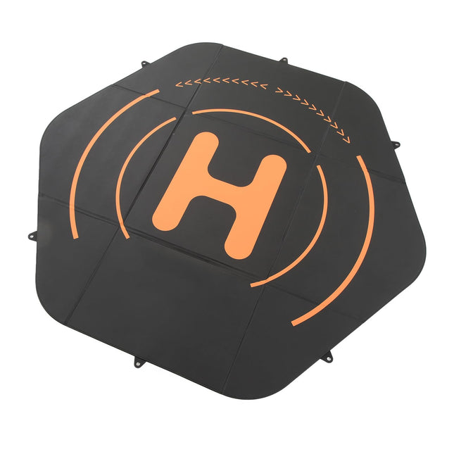 Alomejor 110 cm Drone Landing Pads, Double-Sided, Foldable, Hex Mat, Waterproof, Quick Folding, Helipad for RC Drones, Helicopters