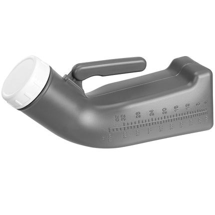 Urinal bottle for men emergency urine bottle 1.2L portable urinal reusable mobile toilet plastic urine bottles with lid for travel camping on the go
