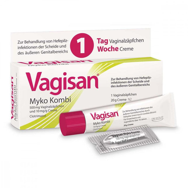 Vagisan Day/Night Cream 1000 Combi, 1 P