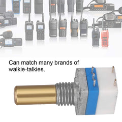 Diyeeni Volume Switch, Rustproof Abrasion-resistant Volume Control, Potentiometer for Audio Stereo Volume Switch Control for Many Brands of Walkie-Talkies
