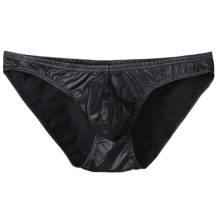 comeondear String Thong Men's Sexy Underwear Large Sizes Micro Briefs Men's Lingerie Sexy Underwear Thong Underpants Briefs Oversized Black, M