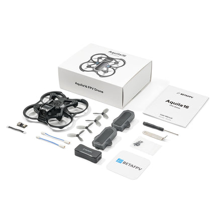 BETAFPV Aquila16 1S Brushless Quadcopter with Altitude Hold Function, 8 Mins Flight, 200m Distance, 3 Flight Speed ​​Modes, Built-in Propeller Guard, for Teens Adults FPV Beginner to Fly Indoor Outdoor