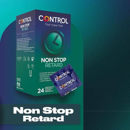 CONTROL RETARD natural latex condoms with delayed release – 24 pieces.