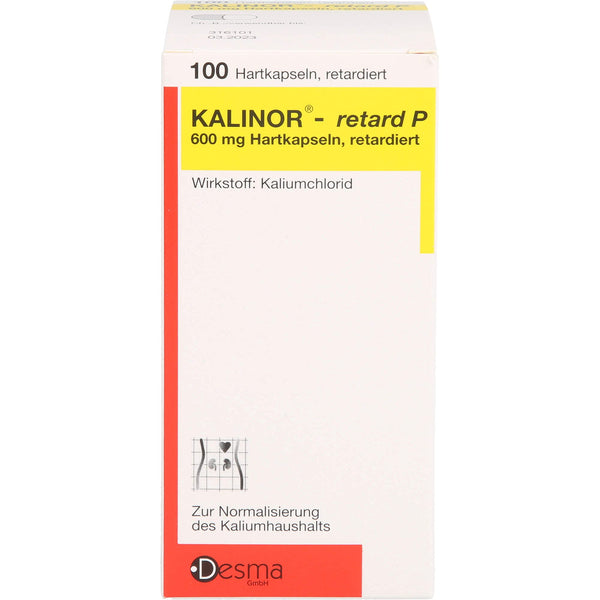 KALINOR retard P 600 mg hard capsules 100 pcs