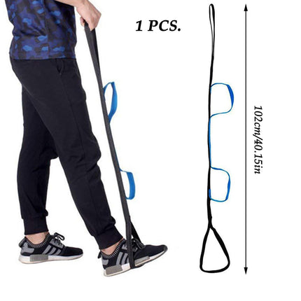 CHENNAN Leg Lifter, Leg Lifter Sling, Leg Lifter for Patients, Long Leg Lifter Sling, Mobility Aid for Walking Exercises, Foot Lifter for Easy Getting in and Out of Bed, Sofa, Car, Wheelchair (Blue)