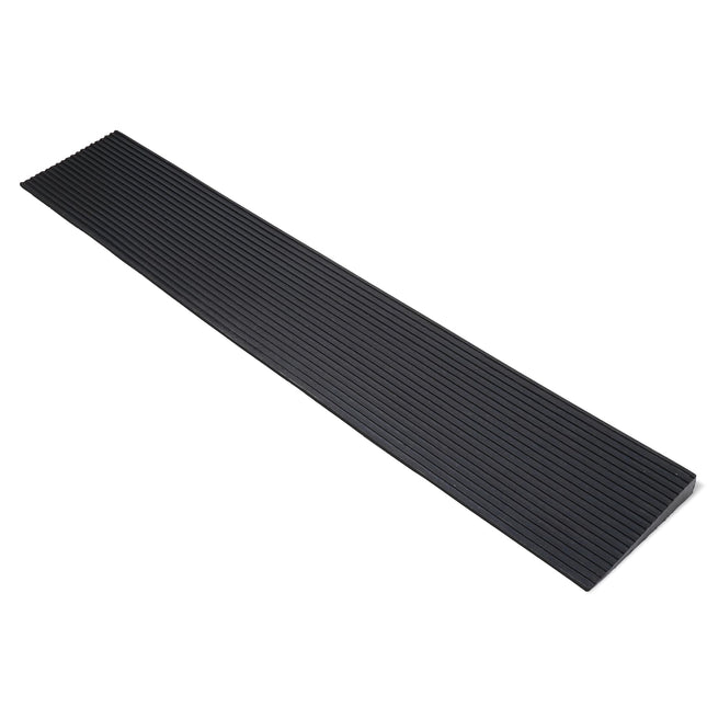 uyoyous Rubber Threshold Ramp 2.5 cm, Driveway Curb Door Threshold Ramp, Non-Slip Access Ramp, Wheelchair Ramp, Cuttable Ramps for Garage, Doors, Driveways, Bathrooms 1500 LBS Capacity