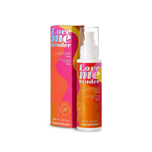 LOVE TO LOVE Love Me Tender, Indulgent and Warming Massage Oil, Vanilla, 100ml