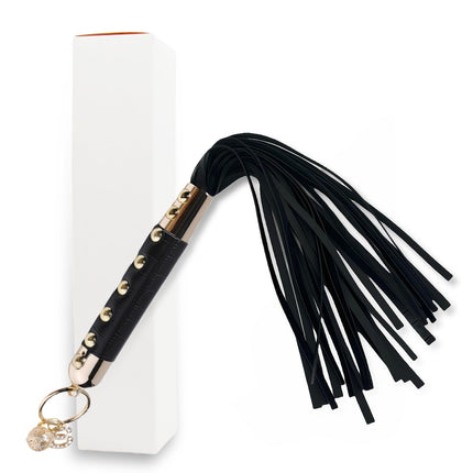 Whip with holding loop, Flogger erotic props leather whip spanking bondage adult game SM role play sex toy for couples