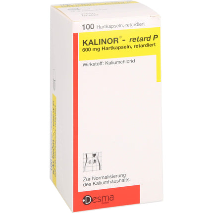 KALINOR retard P 600 mg hard capsules 100 pcs