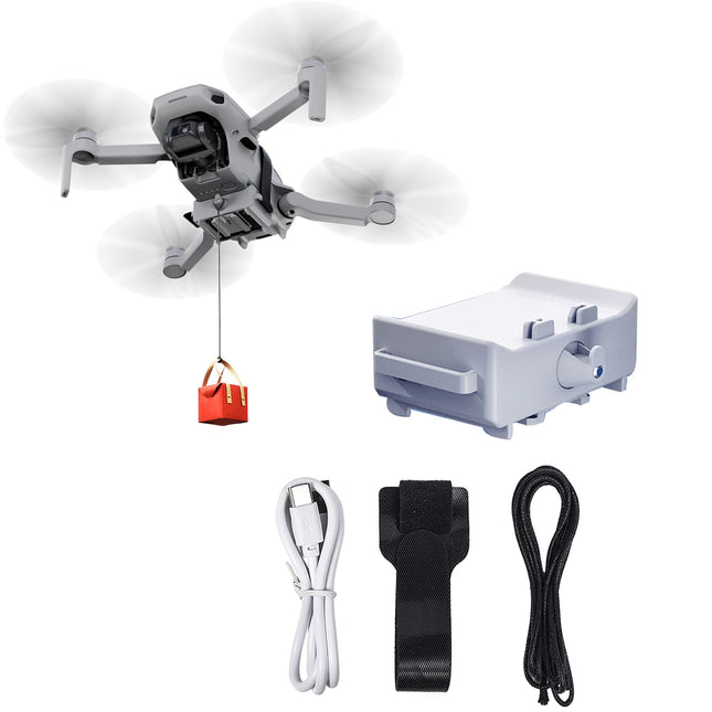 Airdrop Payload Transport Delivery Device Release Drop Device Compatible for DJI Mini2/Mini 2 SE/Mini SE Dropping System Drone Accessory for Wedding&amp;Search&amp;Rescue