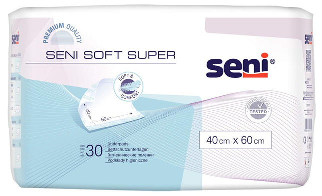 SENI Soft medical pads 40x60 cm 1 box (4 x 30 pieces)