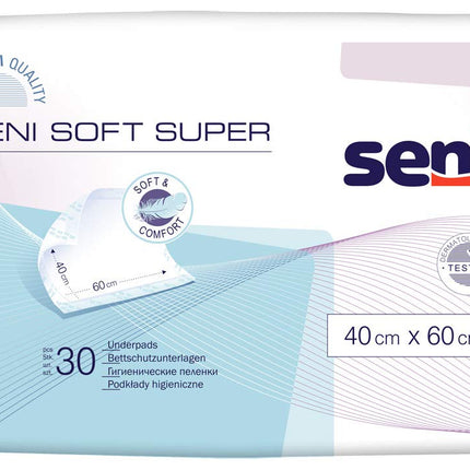 SENI Soft medical pads 40x60 cm 1 box (4 x 30 pieces)