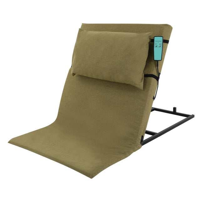 Akuoyiexemye 50W Electric Adjustable Bed Backrest, Back Support Bed Adjustable 2-80º Max Load 300kg, Medical Bed Support for Neck, Head and Lumbar Support (Green)