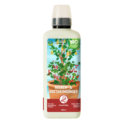 Plantura Organic Berry &amp; Fruit Tree Fertilizer, organic liquid fertilizer, 800 ml