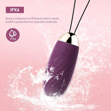 Deluxe vibrating egg with remote control, vibrating egg quiet and strong for her, G-spot clitoris stimulator, anal vibrator dildo with 26 vibration modes, sex toy for couples