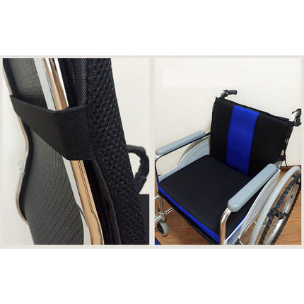 HRRH Wheelchair Cushion, Anti-Decubitus Honeycomb Cushion Breathable Comfort Back Oxford Cloth Material Wheelchair Cushion, (16 * 17.7 * 1.6 inches)