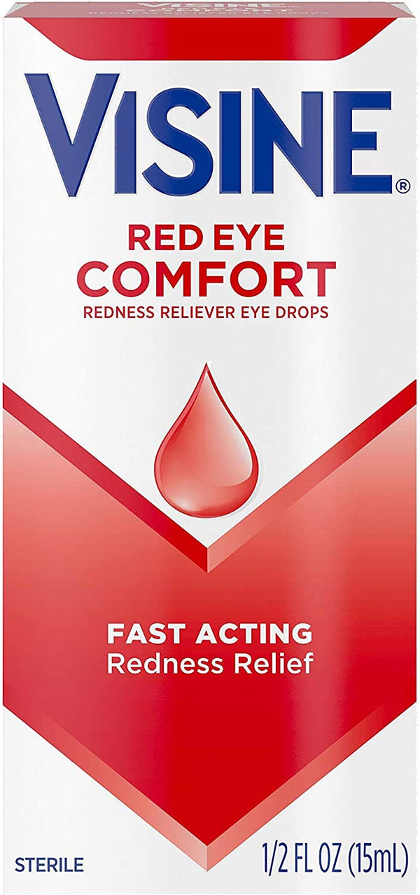 Visine, Redness Relief, Irritation Eye Drops Original, 0.5 fl oz by Visine