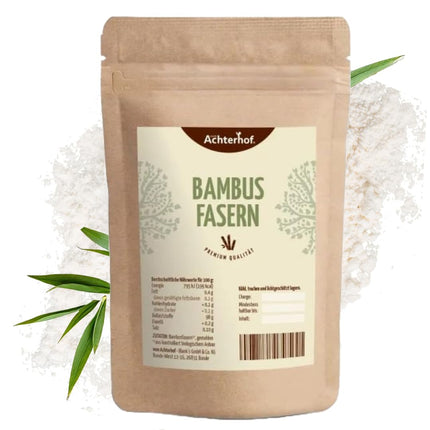 Low-carb bamboo fiber | 1 kg | Controlled quality | Low-carb flour | Bamboo fiber flour | Fiber flour | Directly from the Achterhof
