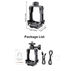 LICHIFIT Drone Airdrop System with Action Camera Extension Adapter for DJI Avata 2 Geomagnetic Thrower Transport Delivery Payload Release Dropping Device Camera Mount