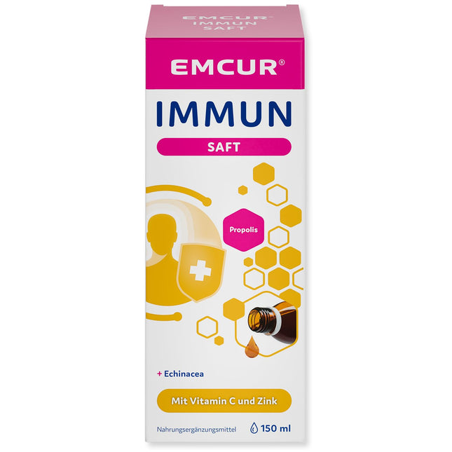 Emcur® Immune Juice | with Vitamin C¹ | Zinc¹ | Copper¹ | Immune System¹ | Plus Propolis and Echinacea | 150ml