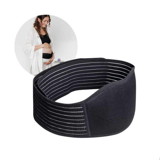 reer mama support belt | Comfortable, breathable pregnancy belt | with stepless Velcro fastener | extra long and comfortable