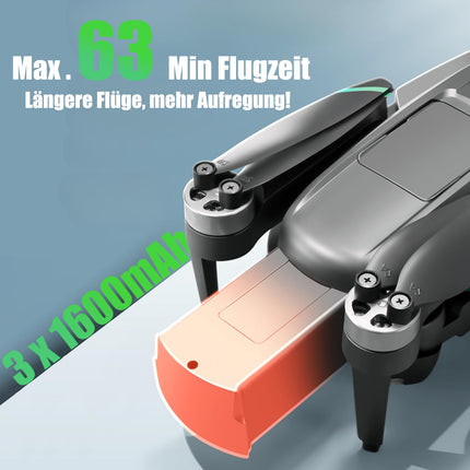 GPS Drone with 4k Camera, 2KM Long Range 5G FPV Image Transmission, 75 Min Flight Time, Under 249g, Visual Tracking/Active Obstacle Avoidance, Mini Camera Drone for Beginners Adults Professionals (S9S)