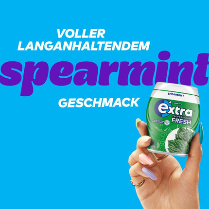 Extra Professional Chewing Gum, Fresh Green Mint, 50 Dragees