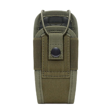 MiOYOOW Tactical Radio Bag, Small Molle Bag for Walkie Talkie, Molle Pouch Bag Walkie Talkie Radio Bag for Radio