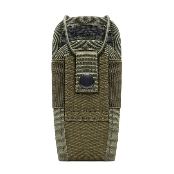 MiOYOOW Tactical Radio Bag, Small Molle Bag for Walkie Talkie, Molle Pouch Bag Walkie Talkie Radio Bag for Radio