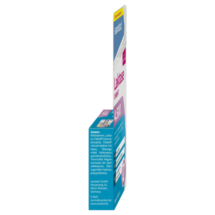 sanotact Lactase Direct 4,500 Mini Tablets – 100 Tablets | For lactose intolerance | Immediate effect | Can be taken without water | Convenient click dispenser