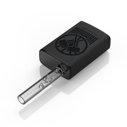 Norddampf HAMMAH Herb Vaporizer | Compact premium vaporizer for herbs | Hybrid heating technology | 1600mAh battery | 30s heat-up time | Insulated airway | 5 temperature levels | DEEP BLACK