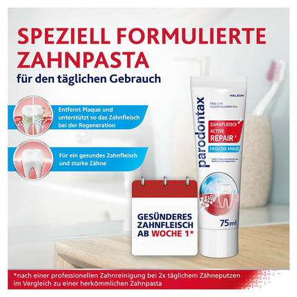 Parodontax Active Gum Repair* Toothpaste with Fluoride, 1x75ml, Toothpaste for healthier gums from week 1**