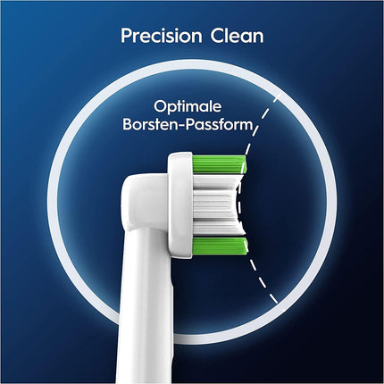 Oral-B Pro Precision Clean Electric Toothbrush Heads, 10 Pack, Tooth Cleaning, X-Brush Bristles, Original Oral-B Toothbrush Head, Mailbox-compatible Packaging, Designed in Germany