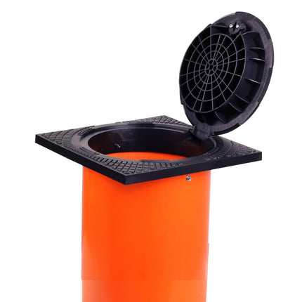 Telescopic manhole cover square KG pipe DN 315 inspection shaft telescopic shaft inspection flap 40x40 inspection shaft sewage shaft soakaway shaft pump shaft shaft (inspection shaft without ventilation)
