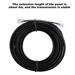 Walkie Talkie Plastic Panel + Panels Separate Cable, 5m Panel Extension Cable, Stable Panel, for FT-7800 FT-7900 Walkie Talkie