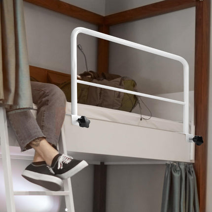 QWORK® Bed Rail, Clip-on Bed Rail for Adults, Fall Prevention at Bed, Durable Carbon Steel