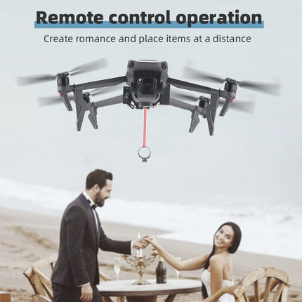 Drone Airdrop System, Durable ABS Airdrop System with Landing Gear for 3