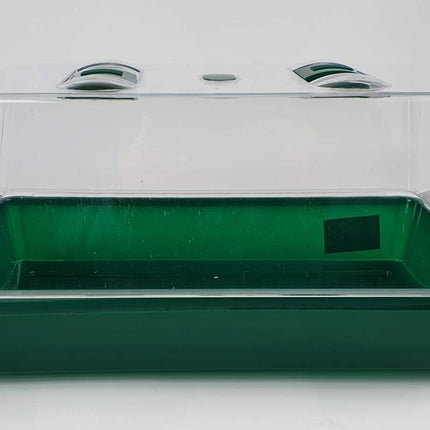 Mini greenhouse, indoor greenhouse, plastic, dark green, 38x24x18 cm