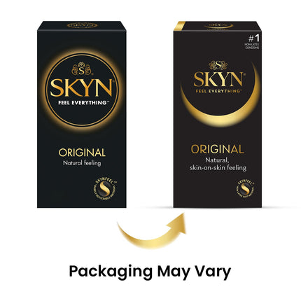 SKYN Original Condoms Ultra-Soft, Latex-Free, 40 Count, Old Model, Black, 40 Units (Pack of 1)